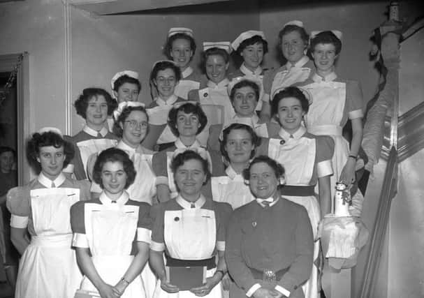 This group of Hartlepool nurses are all smile back in the 1950s.