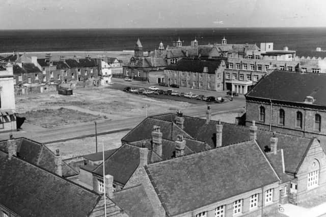 Henry Smith's School and Hartlepool Hospital in the 1950s..