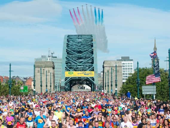 The Great North Run aims to feature a runner from every country in the United Nations.