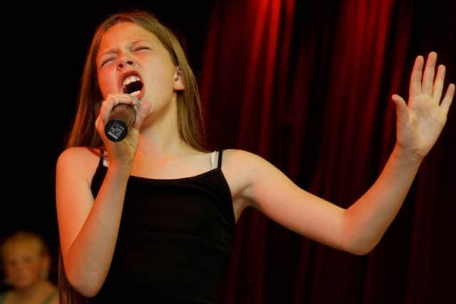 Courtney has gone from strength to strength after taking singing lessons.