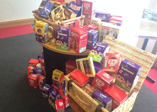 Virgin Money is collecting Easter Eggs  for the Hartlepool Special Needs Support Group.
