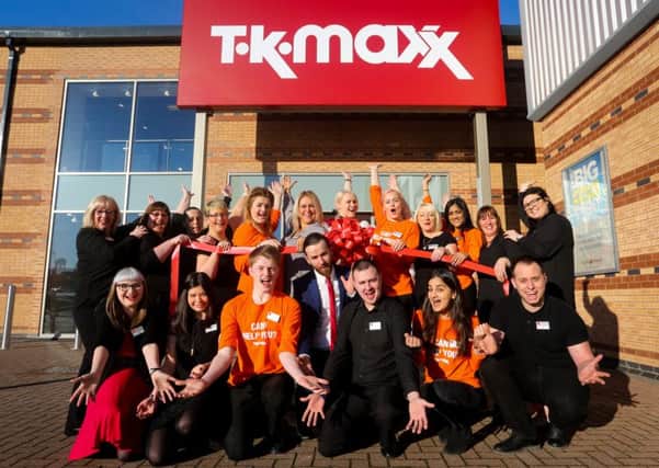 Store manager Jo Wilson and her team prepare for the grand opening of the new TKMaxx store in Hartlepool today.