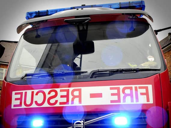 Two fire crews were called out to tackle a car blaze in Hartlepool shortly after midnight.