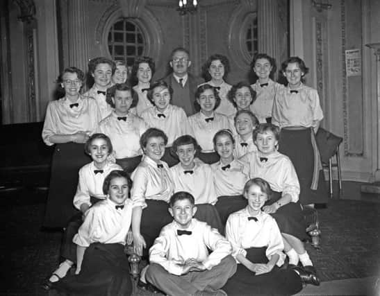 A Hartlepool choir group in the 1950s.