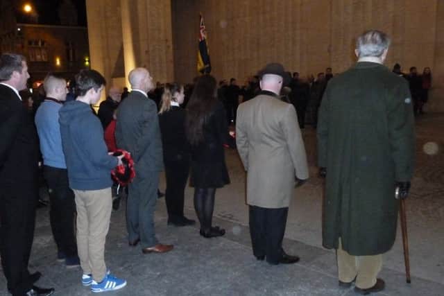 Harry Stephens, 13, who attends the Hartlepool Pupil Referral Unit, was one of four students chosen to lay a wreath at the Last Post Ceremony at the Menin Gate in Ypres.