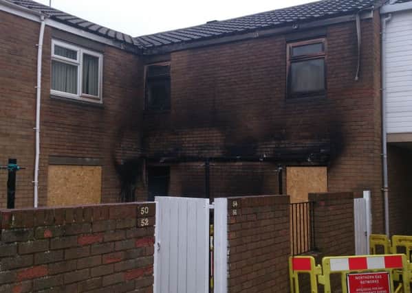 The flats in Wiltshire Way, Hartlepool, were left badly damaged by the fire, which broke out at about 11.20pm on Tuesday.