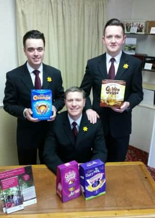 Left to right Jack Hanlon Funeral Service Operative, Andrew Gardner Funeral Director and Terry McCormack Embalmer