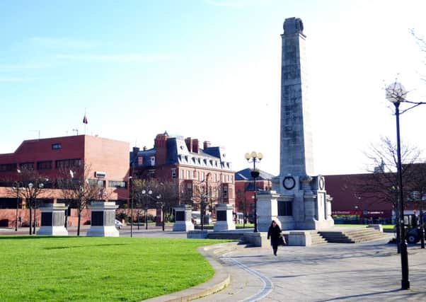 Victory Square is to be made more enclosed in a Â£50,000 scheme.