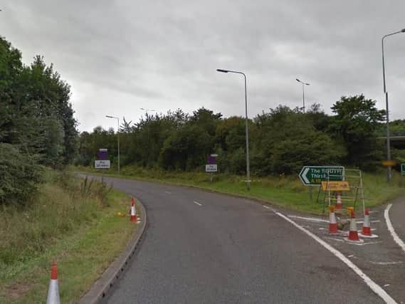The A19 road at Middlesbrough. Copyright Google Maps.
