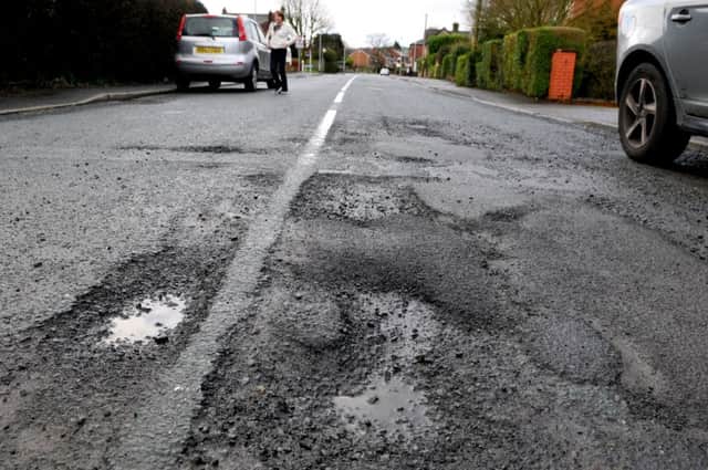 Hartlepool Borough Council says it spends about Â£300,000-a-year on dealing with the problem of potholes.