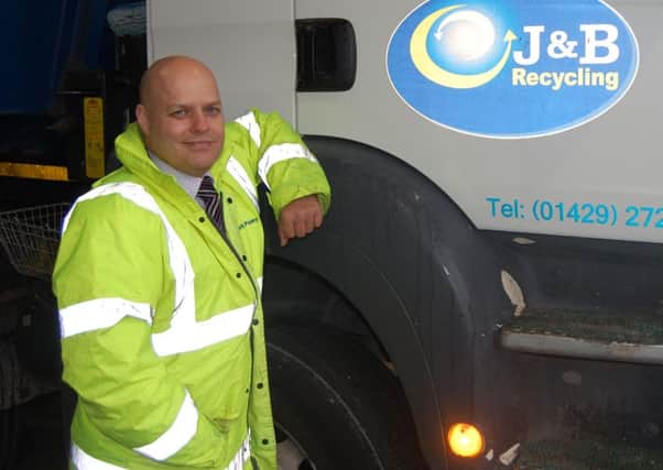 Mark Penny of J&B Recycling.