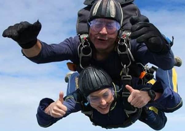 Take a skydive for charity.