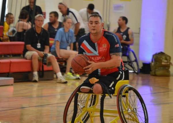 Craig Winspear, who has been selected for the Invictus Games.