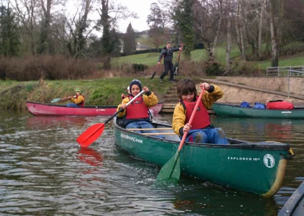 Pupils worked towards the John Muir environmental award by spending a day canoeing.