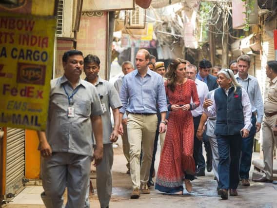 The Duke and Duchess on their visit to India.