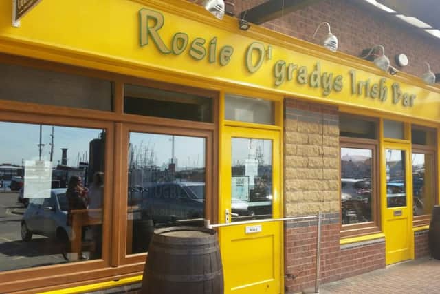 Rosie O'Gradys is one of two bars at Hartlepool Marina which have been repossessed by bailiffs.