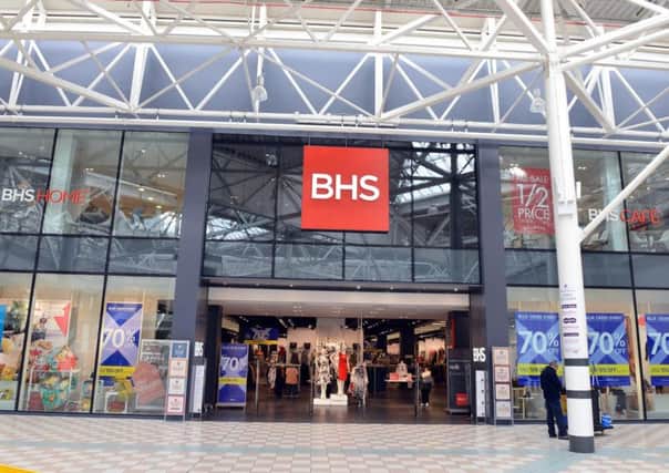 The BHS store in the Middleton Grange Shopping Centre in Hartlepool