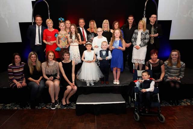 Award winners celebrate their achievement following the Best of Hartlepool Awards at the Hardwick Hall Hotel in Sedgefield Picture: DAVID WOOD