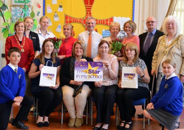St Begas RC Primary School Unison Star awards for support staff.
