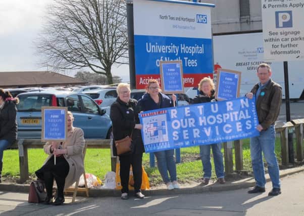 Members of Fighting 4 Hartlepool Hospital campaigning during the last junior doctors strike.