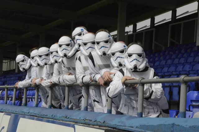 Hartlepool United stormtroopers.
Picture Jane Coltman