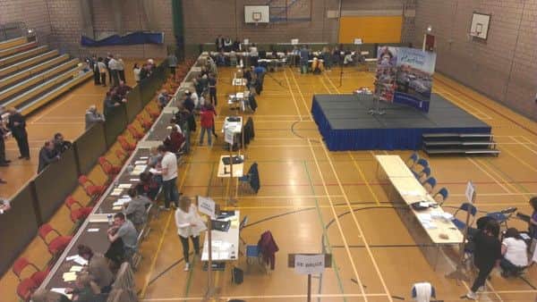 The count was held at Mill House Leisure Centre.