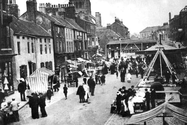 Croft Market on the Headland in the early 1900s