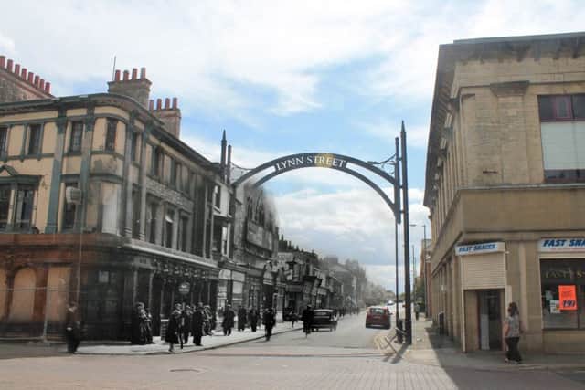 Lynn Street then and now by Andy Booth