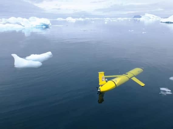 An artist's impression of the type of remote-control sub-sea vehicle which is to be named Boaty McBoatface.