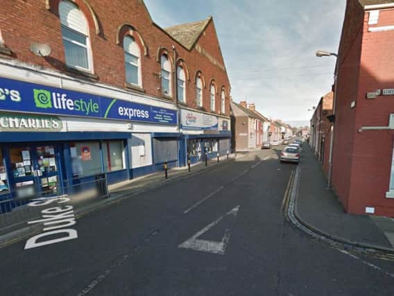 Duke Street in Hartlepool. Copyright Google Maps.