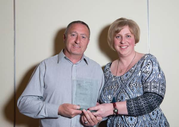 The Pride of Hartlepool Awards 2014, held at Hardwick Hall. Allison and Kevin McLean of Kev's Klub won the Community Group award.