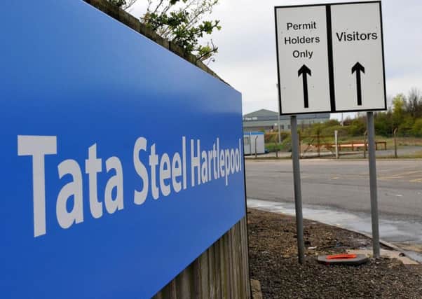 Tata Steel's site in Hartlepool