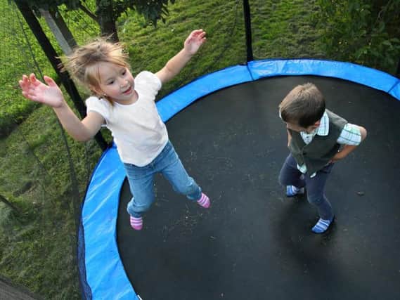 Trampolines are fun for children -but could lead to complaints from neighbours over privacy and noise