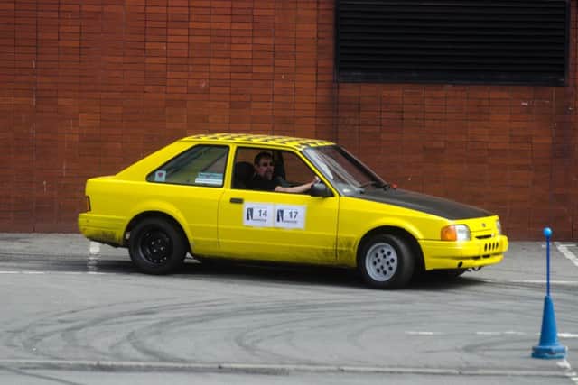 CARS IN ACTION AT HARTLEPOOL MOTOR CLUBS AUTOTEST CHAMPIONSHIP. VENUE: HARTLEPOOL MIDDLETON GRANGE SHOPPING CENTRE CAR PARK .PICTURE BY JOE SPENCE