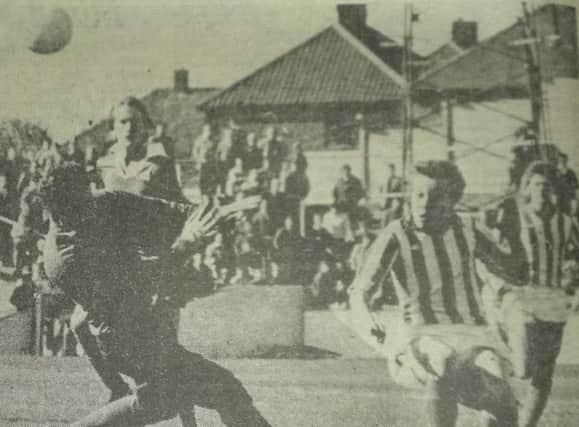 David Howard scores his first goal for Pools and he does it in the fierce atmosphere of a derby with Darlington