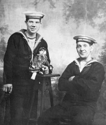 Fred Walker in his navy uniform.