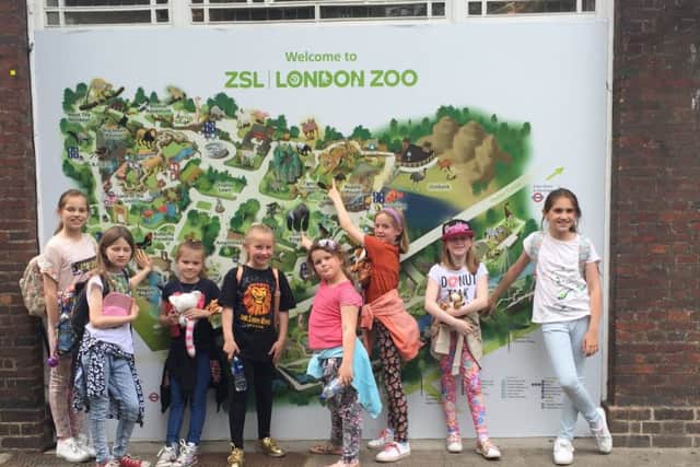 Outside London Zoo