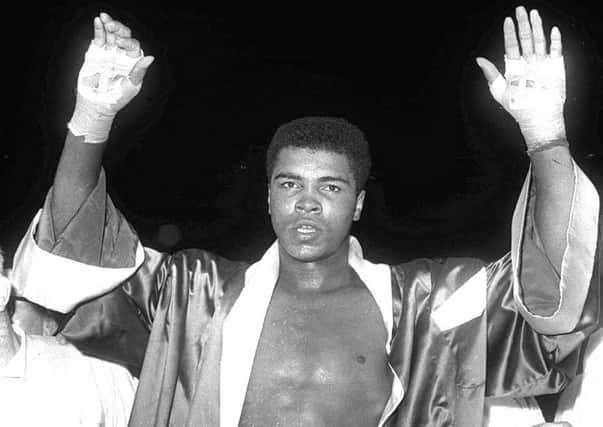 File photo dated 18/11/63 of boxing legend Muhammad Ali, who has died at 74. PRESS ASSOCIATION Photo. Issue date: Saturday June 4, 2016. The three-time world heavyweight champion, who had battled Parkinson's disease for 32 years, was admitted to hospital with a respiratory condition earlier in the week. His family's spokesman Bob Gunnell confirmed Ali's death in Phoenix, Arizona, on Friday evening local time. The funeral will take place in Ali's home town of Louisville, Kentucky. See PA story DEATH Ali. Photo credit should read: PA Wire
