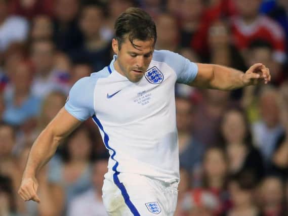Mark Wright in action for England during the Soccer Aid match, where Sunderland boss Sam Allardyce was his manager.