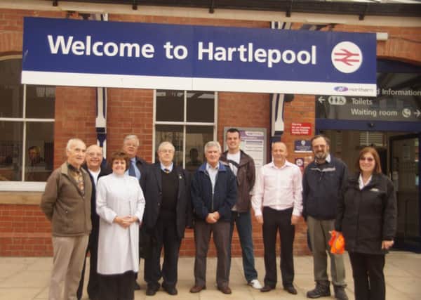 The Friends of Hartlepool Station who are planning a Royal musical welcome for passengers.
