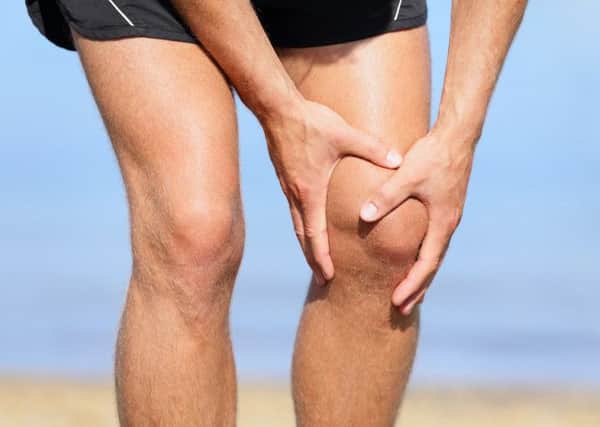 Painful knees can be a problem