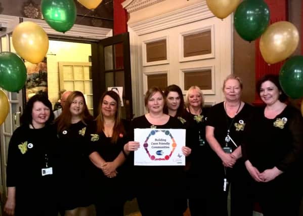 Staff members from Hartlepool Carers at the event at the Grand Hotel