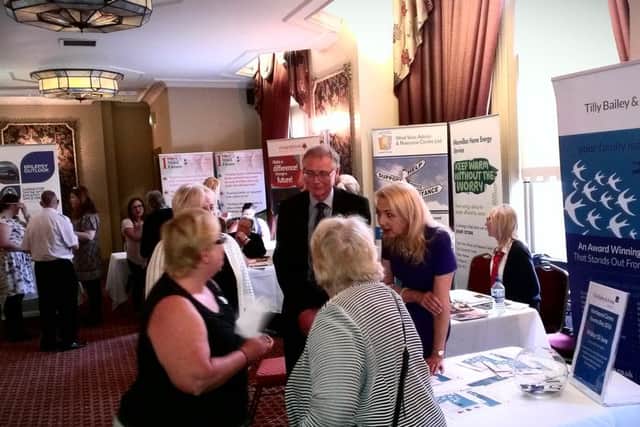 Around 18 different Hartlepool agencies attended the Hartlepool Carers event at the Grand Hotel