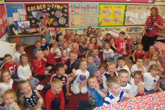 West View pupils celebrate the Queen's official birthday