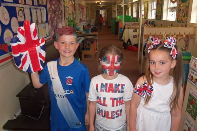 West View pupils celebrate the Queen's official birthday