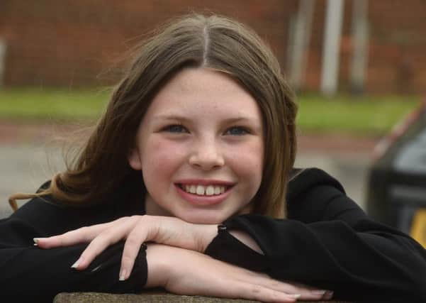 Freya Murphy, who is in the final of Junior Miss British Isles.