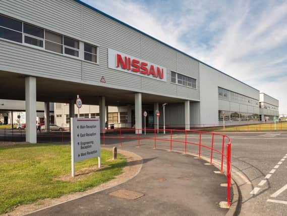 The Nissan plant in Sunderland.