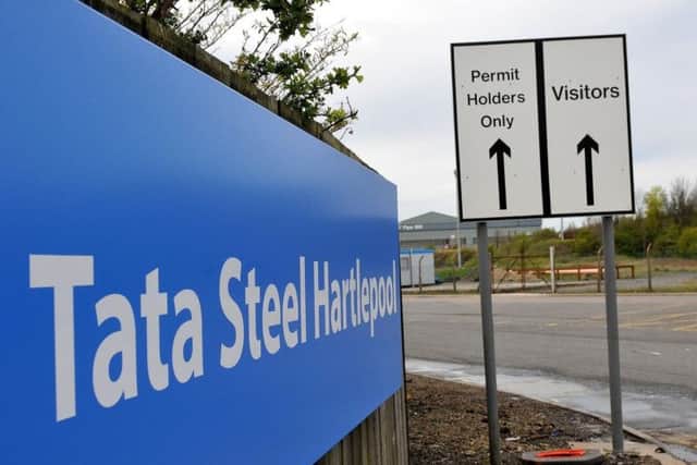 The Hartlepool site of Tata Steel in Brenda Road.