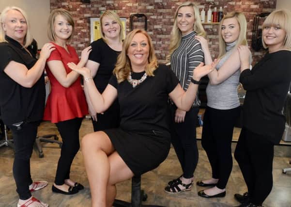 Alison Pringle and her team at Hair@150 are celebrating 30 years in business.
Picture by Jane Coltman