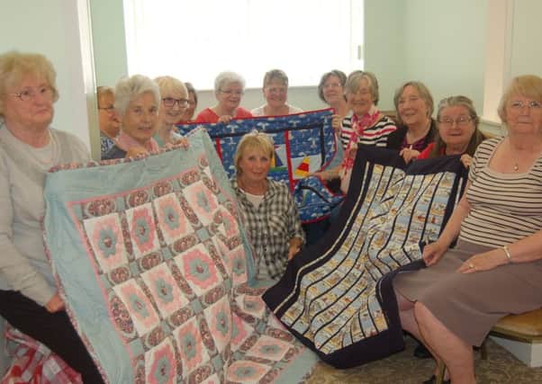 Foggy Furze quilting group have donated funds to the Hartlepoola and District Hospcie.